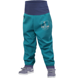 Pantaloni per bambini senza isolamento Unuo Softshell verde