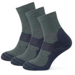 Calze Zulu Merino Allseason 3-pack verde green