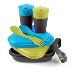 Stoviglie Light My Fire Pack´n Eat Kit blu/verde Lime/CyanBlue
