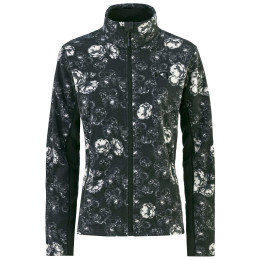 Felpa da donna Kari Traa Dina Fleece nero/bianco Dgrey