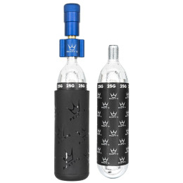 Pompa di bicicletta Peaty´s Holeshot Co2 Pumpa + Bombičky 2 Ks - Mtb blu scuro Navy