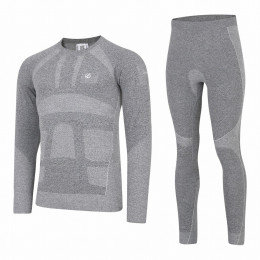 Set sportivo da uomo Dare 2b In The zone II Base Layer Set grigio chiaro CharGreyMarl