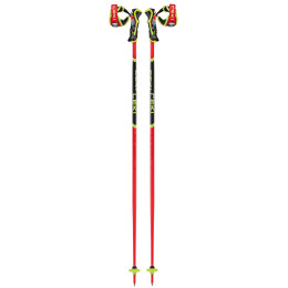 Bastoncini Leki WCR TBS SL 3D rosso bright red-black-neonyellow