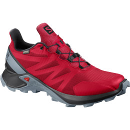 Scarpe da uomo Salomon Supercross Gtx rosso BarbadosCherry/Black/FlintStone