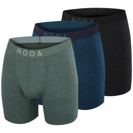 Boxer da uomo MOOA MerinoSilk 6in 3-pack