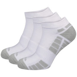 Calze MOOA Silver Bamboo Low 3-pack bianco/grigio White/Grey