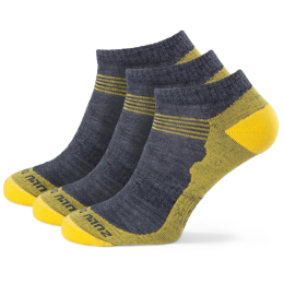Calze Zulu Merino Summer 3-pack grigio/giallo grey/yellow