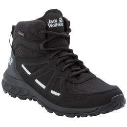Scarpe da trekking da donna Jack Wolfskin Woodland 2 Texapore Mid W nero black / grey