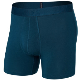 Boxer Saxx Droptemp Cooling Cotton Boxer Brief Fly blu scuro Deep Ocean