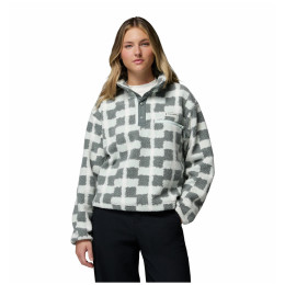 Felpa da donna Columbia Helvetia™ II Printed Cropped Half Snap
