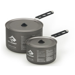 Set di pentole Sea to Summit Alpha Pot Set 2.0 grigio Grey