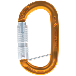 Moschettone Singing Rock OXY BC Triple lock Orange arancione