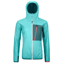 Giacca da donna Ortovox Swisswool Piz Duan Jacket W blu Ice Waterfall