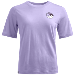 Maglietta da donna Ortovox 140 Cool Round Landscape T-shirt viola Lush Lavender