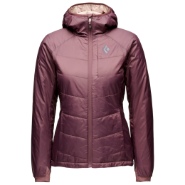 Giacca da donna Black Diamond W Solution Hoody bordeaux Fig