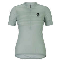 Maglia da ciclismo per donna Scott Jersey W's Endurance LT SS verde/grigio spray grey