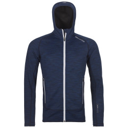 Felpa da uomo Ortovox Fleece Space Dyed Hoody blu scuro DarkNavyBlend