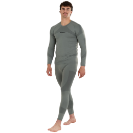 Intimo termico da uomo Fundango Seamless Baselayer Set khaki khaki