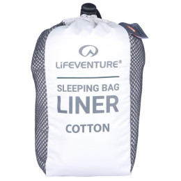 Sacco lenzuolo LifeVenture Cotton Sleeping Bag Liner, Rectangular