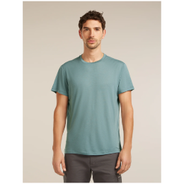 Maglietta funzionale da uomo Icebreaker Men Merino Blend Core SS Tee azzurro BLUE ASH