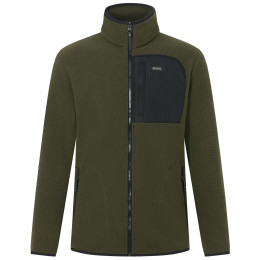 Felpa funzionale da uomo Regatta Frankie Borg khaki/nero DarkKhak/Blk