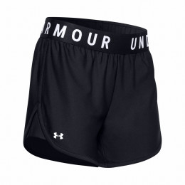 Pantaloncini da donna Under Armour Play Up 5in Shorts nero Black/Black/White