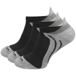 Calze MOOA Bamboo Active Low 3-pack grigio Grey/Grey