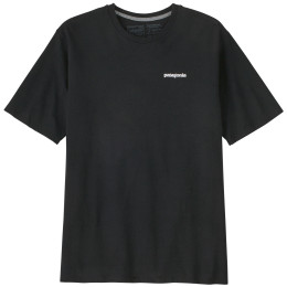 Maglietta da uomo Patagonia P-6 Logo Responsibili Tee nero Black