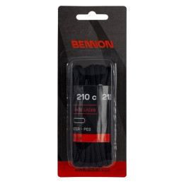 Lacci delle scarpe Bennon Laces Black Box 210 cm nero black