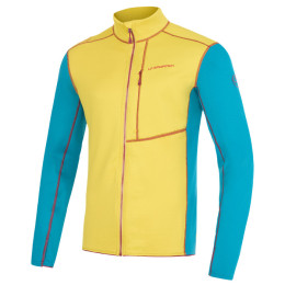 Felpa da uomo La Sportiva Chill Jkt M (2022) giallo/blu Moss/Crystal