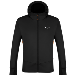 Giacca da uomo Salewa Puez Pl M Hd Jacket nero/arancio Black Out