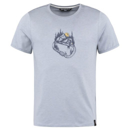 Maglietta da uomo Chillaz Solstein Carabiner Forest azzurro Grey Blue Melange