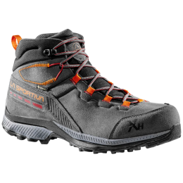 Scarpe da uomo La Sportiva TX Hike Mid Leather Gtx grigio Carbon/Hawaiian Sun