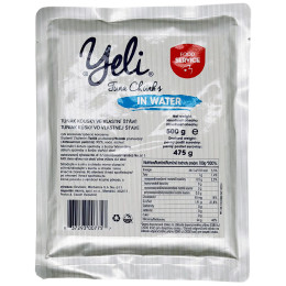 Cibo da viaggio Yeli Tonno a pezzi al naturale (500 g)