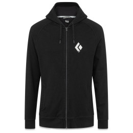 Felpa da uomo Black Diamond Chalked Up FZ Hoody nero Black