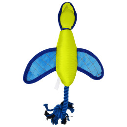 Giocattolo per cane Nerf Dog Launching Duck 42cm blu/giallo modrá