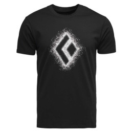 Maglietta da uomo Black Diamond M Chalked Up 2.0 Ss Tee nero Black (0002)