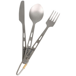 Set di posate Warg Hyperion Titan Cutlery Set grigio grey