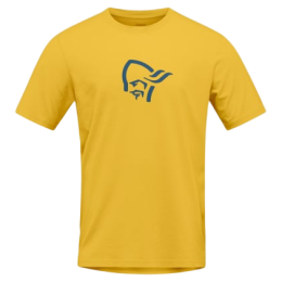 Maglietta da uomo Norrona 29 cotton viking T-shirt giallo Calendula