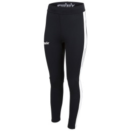 Pantaloni sportivi da donna Swix Focus Warm W nero Black/BrightWhite