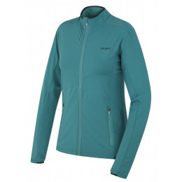 Felpa da donna Husky Tarp Zip verde fd.turquoise