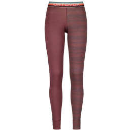 Mutande sportive da donna Ortovox 185 Rock'N'Wool Long Pants W rosa mountain rose