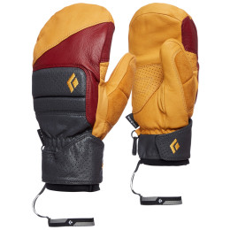 Muffole Black Diamond Spark Johnny Mitts rosso/marrone AmberDarkCrimson