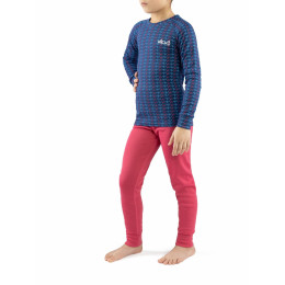 Intimo sportivo per bambini Viking Nino (Set) blu/rosa 46