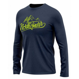 Maglietta da uomo Northfinder Karsen blu