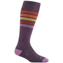 Calze al ginocchio da donna Darn Tough Snowburst Otc Midweight With Cushion viola plum