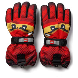 Guanti per bambini Lego Wear Lwagan 807 Red rosso Red