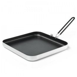 Padella GSI Outdoors Bugaboo Square Frypan nero/bianco