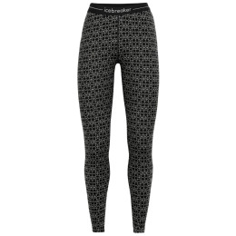 Leggings da donna Icebreaker 250 Vertex Leggings Alpine Geo nero/bianco black/snow/j