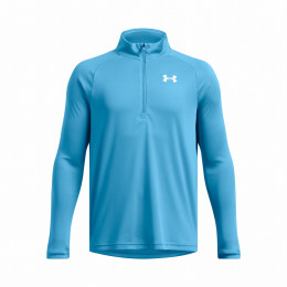 Maglietta sportiva per bambini Under Armour Tech 2.0 1/2 Zip-BLU azzurro Blue